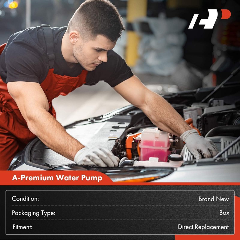A-Premium Engine Water Pump with Gasket & Bolts [DOHC SOHC,