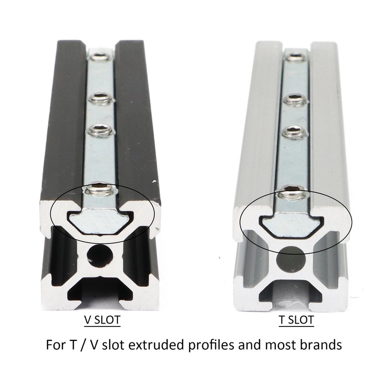 BLCCLOY - 10 soportes de esquina de perfil de extrusión