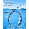 GUZIKO 10FT Throttle Shift Remote Control Cable Fit for Johnson