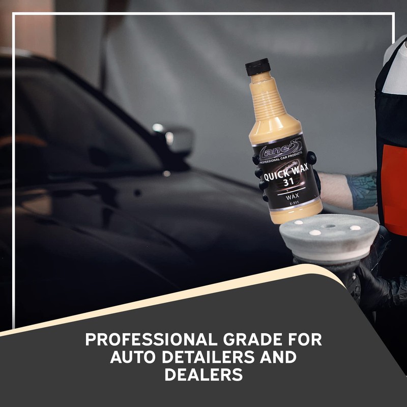 Lane’s Car Wax, Quick Shine Car Wax, Durable High Gloss