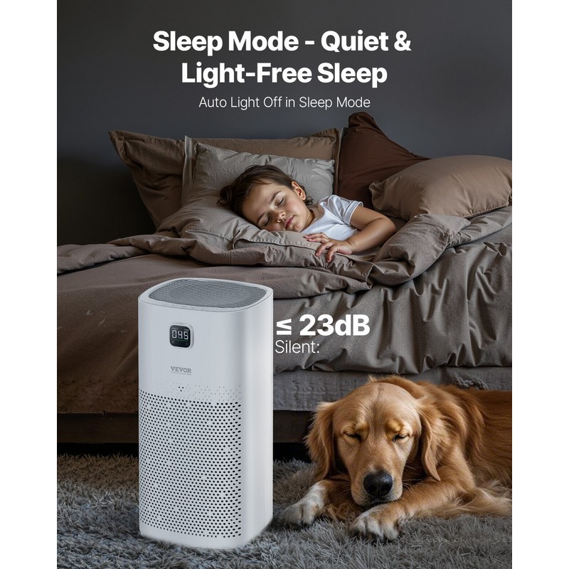 2018 ft²/h Air Purifier H13 HEPA Smart Air Purifier for