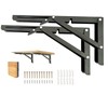 Folding Shelf Brackets 18 Inch, 2 Pcs Heavy Duty Collapsible