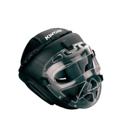 KWON Fight Boxing Head Guard CE + Face Helmet Mask Visor Size:M
