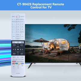PZL CT-90428 Remote Control Replacement Fit for Toshiba TV CT-90428 32L4300U 39L4300U 50L4300U 50L7300U 58L7300U 65L7300UM 65L7300U