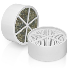 Molgoc Replacement Filter for Bathtub Water Filter,Compatible with ‎Crystal Quest Bathtub Water Filter,Multi Stage Shower Filtration for Hard Water,Reduces Chlorine.(2Pack)