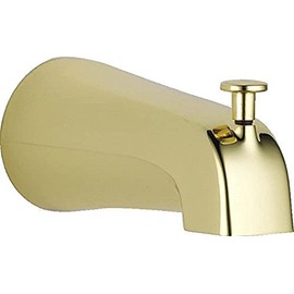 Delta Faucet U1075-PB-PK Diverter Tub Spout, Polished Brass, 0.5