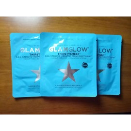 Glamglow Thirstysheet S.O.S. Intensive Hydrating Cream Sheet Mask (LOT OF 3) New