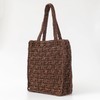 Pure Wool itohenlab Knitting Kit #9-4 Square Tote Bag with