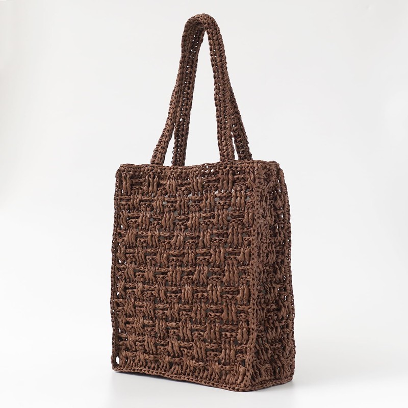 Pure Wool itohenlab Knitting Kit #9-4 Square Tote Bag with