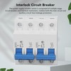 Circuit Breaker Interlock Manual Dual Power Transfer Switch AC 400V