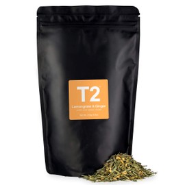 T2 Tea Lemongrass and Ginger Loose Leaf Herbal Tea in Resealable Foil Refill Bag, 250 grams (8.8 ounce)