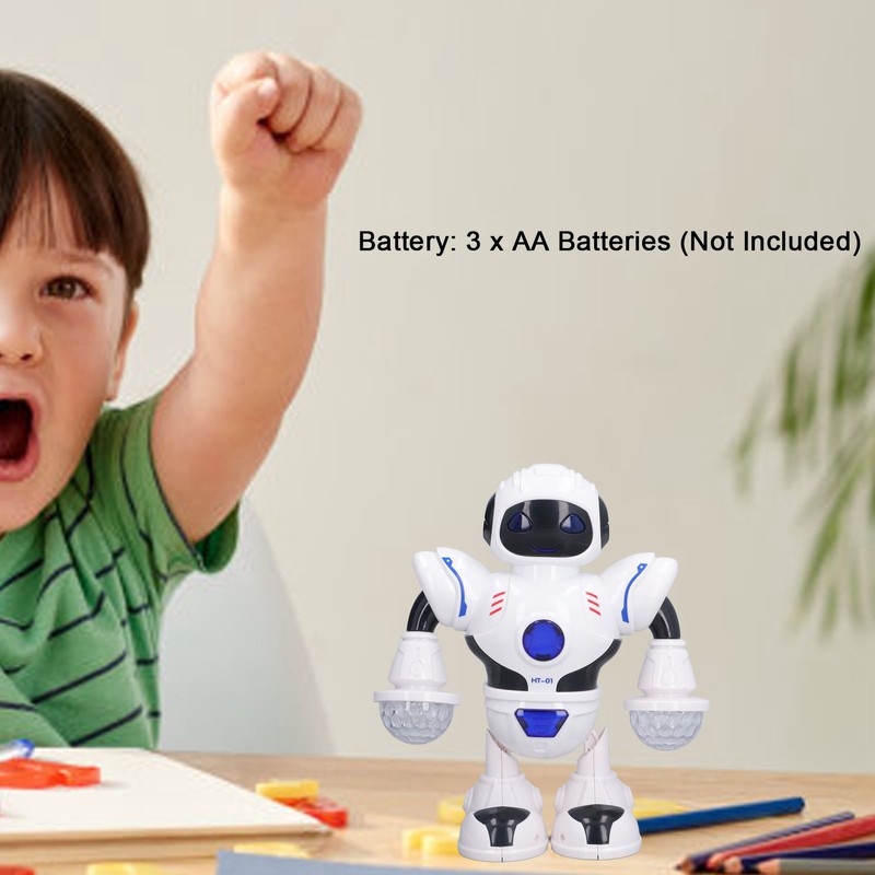 Electric Robot Toys Cooling Light Swing Arms Legs Dancing Robot