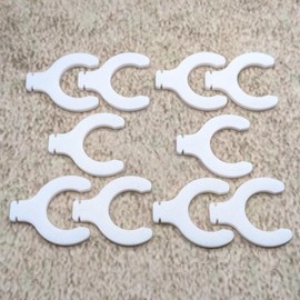 ULEIVA Replacement Mounting Clip Compatible with Kermi ZK00940001 V2 Flat Radiator Replacement Part (Set of 10)