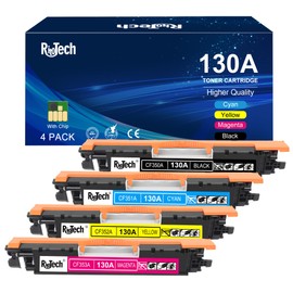 130A Toner Cartridge,Compatible Replacement for HP 130 A CF350A CF351A CF352A CF353A for HP Color Laserjet Pro MFP M177fw M176n M177 M176 Printer,Black Cyan Yellow Magenta,4 Pack