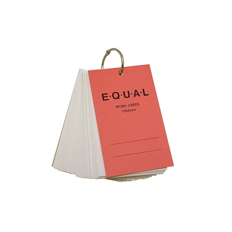 Equal Word Cards, 5 X/3 Size Solid [Pink] p319d