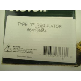 Victor Meco 5641-8464 Type P Series Brass Pressure Regulator