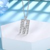 Initial Necklace for Mens His Initial Jewelry 925 Sterling Silver