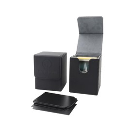 BAREFOOTD2U 2 Pack Card Deck Box for 200+Single Sleeved Cards with Dividers, Commander Deck Box Compatible fit for MTG, TCG, and Sports Cards.