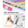 Four Candies Mechanical Colored Pencils, Erasable Mechanical Pencils with Sharpener