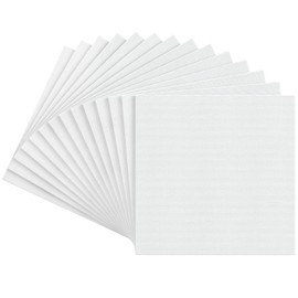 Arteza Canvas Boards for Painting, Pack of 14, 12 x 12 Inches, Square Blank Canvas Panels, 100% Cotton, 12.3 oz Gesso-Primed, Art Supplies for Acrylic Pouring and Oil Painting