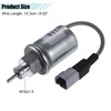 A ABSOPRO Fuel Barrier Stop Solenoid Valve for Caterpillar Silver