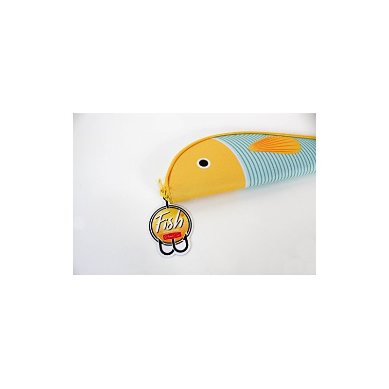 Gift Republic, Polyester, Multi, Fish Pencil Case