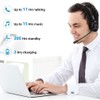 VABOO Bluetooth Headset,Wireless Headset with Microphone, Noise Cancelling Mic，with Charging