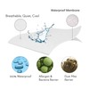 Linens World 100% Cotton Small Double Mattress Protector-Non- Allergenic &