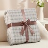 RUIKASI Fleece Throw Blanket for Sofa - Beige Single Fluffy