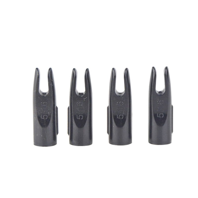 ZSHJG 50pcs Archery Plastic Arrow Nocks 5/16" Plasticnock Arrow Tails