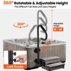 GarveeLife Hot Tub Handrail, 360° Rotatable Spa Side Handrail with