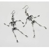 Skeleton Articulated Dangle Earrings (Sterling Silver Ear Wires)