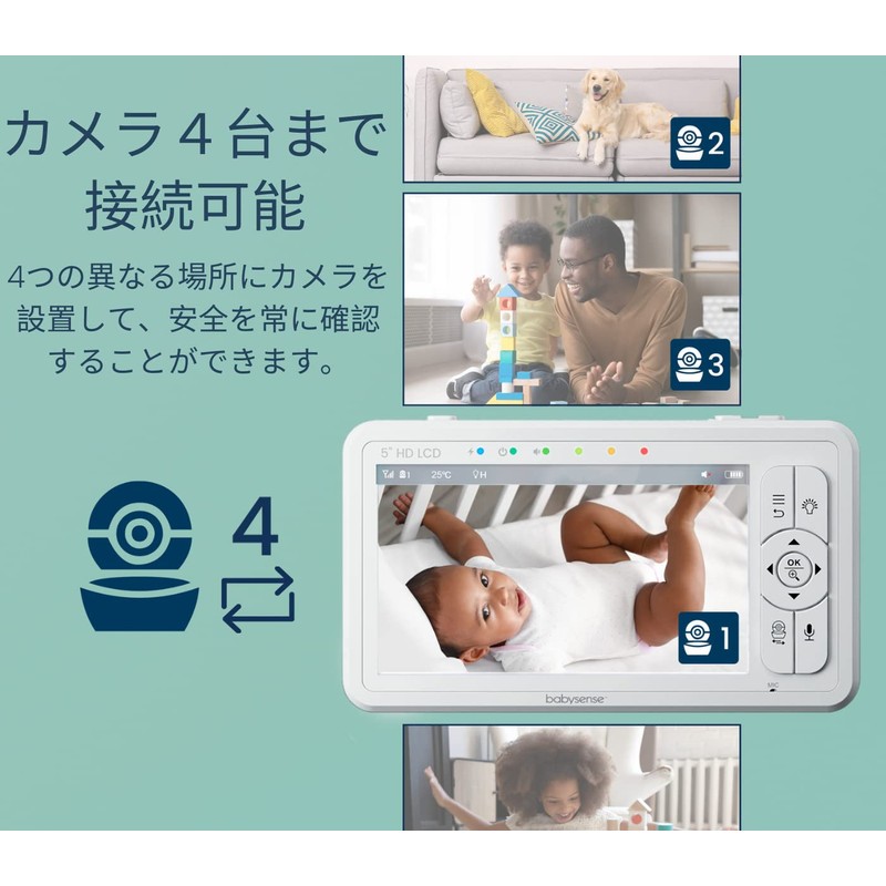 Babysense HDS2 Additional Camera for HD Definition HDS2 Surveillance Camera