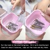 Nail Tool Sterilizer Box Plastic Disinfectant Container for Nail Art