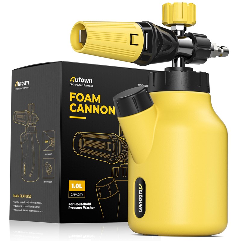 Foam Cannon for Pressure Washer, Car Wash Foam Sprayer with