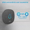 Kerui Wireless Bell 1 Transmitter 2 Receivers, Waterproof Doorbell Wireless