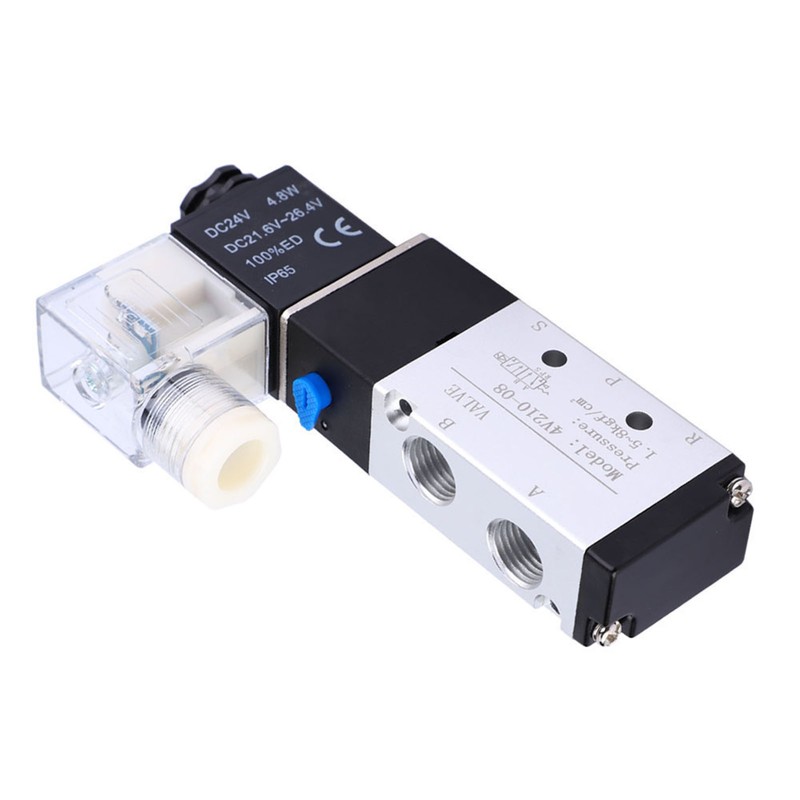 4V210-08 Solenoid Air Valve 2 Position 5 Port Pneumatic Control