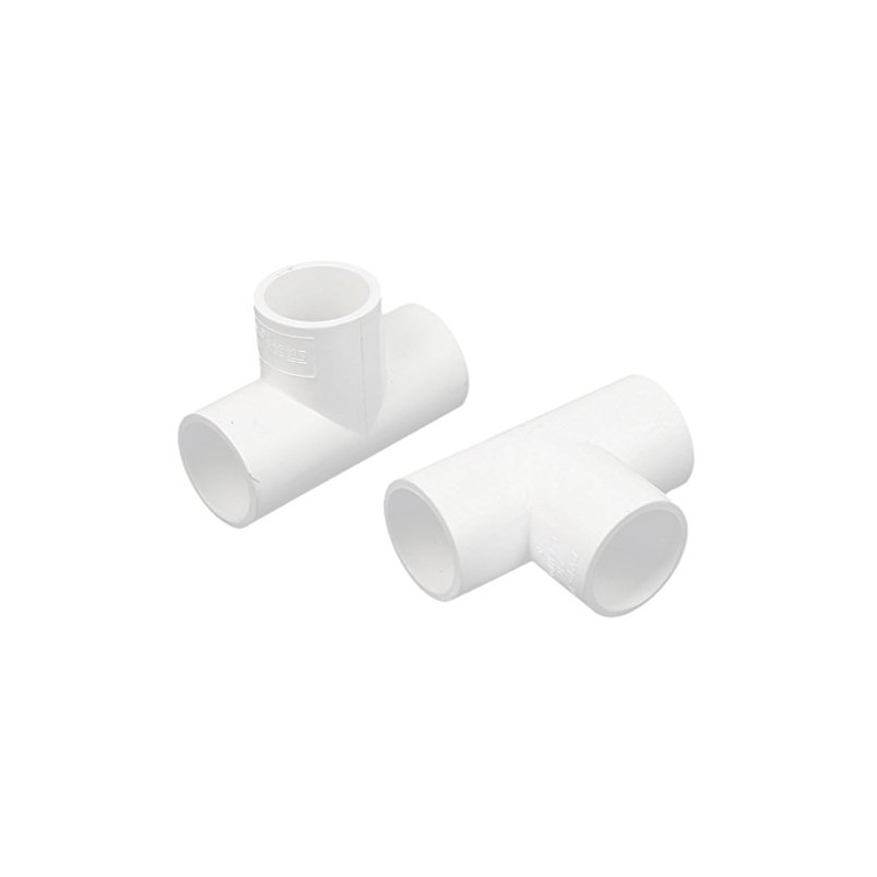 sourcingmap 25mm Inner Dia 3 Way T Shaped PVC Water