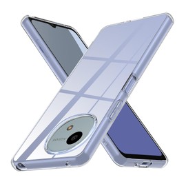 Aquos wish 4 Case, Clear, Shockproof, Aquos wish 4/SH-52E Cover, tpu Transparent, Shock Absorption, Flexible, Fingerprint, US Military MIL Standard, Strap Hole, Completely Transparent, Thin,