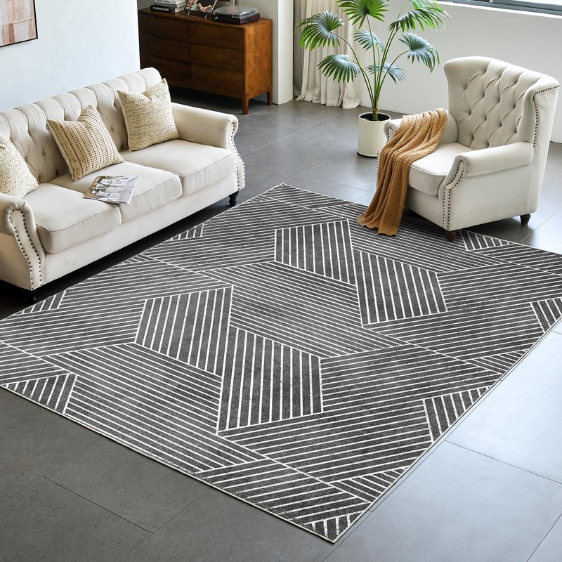 INGEROOM 5x7 Area Rugs for Living Room, Washable Area Rug