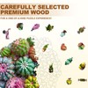 Wooden Puzzles for Adults, Cactus and Succulents Wooden Jigsaw Puzzle