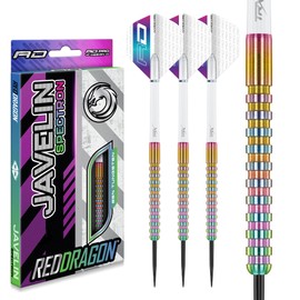 RED DRAGON Javelin Spectron 22 Gram Premium Tungsten Darts Set with Flights and Stems