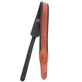 Walker & Williams SF-09 Metallic Copper Textured Alligator Pattern Strap with Gator Head