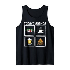 Cool Pop Up Camper Art For Men Women Caravan Popup Camper Tank Top