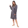 Turquaz Robes For Women, Womens Fleece Shawl Collar Soft Plush