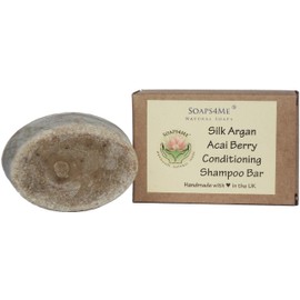 ATTIS Handmade Silk Argan Acai Berry Conditioning Shampoo Bar | with Shea Butter | Tea Tree & Grapefruit Essential Oils | Sulfate Free | Aloe Vera gel | For Men & Women