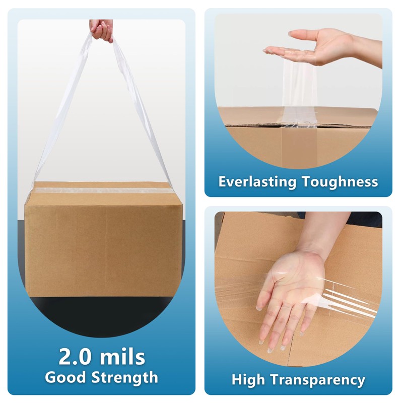 Clear Packing Tape, 2 Inch x 55 Yards, 1.6 mil
