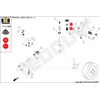 TEDGUM TED12892 SHOCK ABSORBER BRACKET FRONT UPPER LEFT/RIGHT (SET WITH