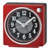 Seiko Fuji II Bedroom Alarm Clock, Metallic Dark Red
