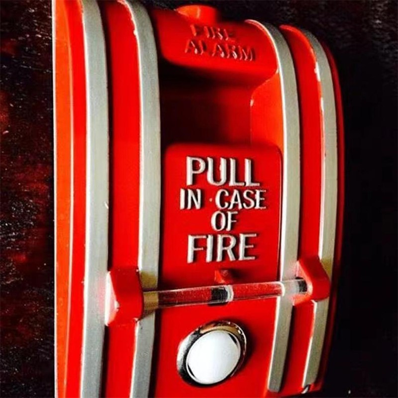 Retro Doorbell Pull Station Doorbell Commemorative Medal Gift for Firefighters